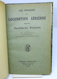 Les Organes de locomotion aérienne chez les vertébrés volants