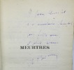 Meurtres. PLISNIER (Charles)