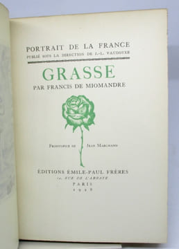 Grasse. de MIOMANDRE (Francis), MARCHAND (Jean)