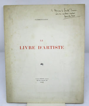 Le Livre d'artiste. CLEMENT-JANIN (Noël), JEANNIOT (Georges)