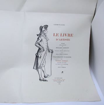 Le Livre d'artiste. CLEMENT-JANIN (Noël), JEANNIOT (Georges)