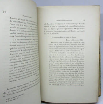 Maurice Comte de Saxe et Marie-Josèphe de Saxe Dauphine de France. Lettres et documents inédits des archives de Dresde. de SAXE (Maurice, Comte), ...