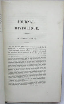 Journal et mémoires de Charles Collé sur les hommes de lettres, les ouvrages dramatique et le événements les plus mémorables du règne de Louis XV ...