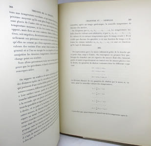 Oeuvre de Fourier. Tome premier : Théorie analytique de la chaleur. Tome second : Mémoires publiés dans divers recueils