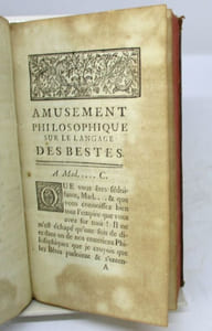 Amusement philosophique sur le langage des bestes