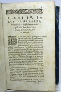 Inventaire général de l'histoire de France. Volume troisième. Depuis la Paix de Veruins entre Henri IV & Philippe II Rois de France & d'Espagne, en l'an 1598 jusqu'à la fin de son règne l'an 1610. Illustré par la Conférence de l'Eglise & de l'Empire.