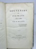 Souvenirs et portraits. 1780-1789. de LEVIS (Pierre-Marc-Gaston)