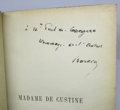 Madame de Custine d'après des documents inédits. BARDOUX (Agénor)