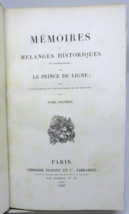 Mémoires et mélanges historiques et littéraires