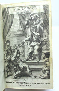 M. Annaei Lucani, de bello civili. Pharsale de Lucain