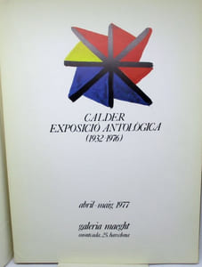 Calder. Exposicio antologica. Abril-maig 1977