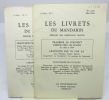 Les livrets du Mandarin.6e Série N° 1. Mai 1959 : Tragédie au couvent (...). Léautaud par ci, par là.6e Série N° 2. Automne 1959 : Léautaud par ci, ...