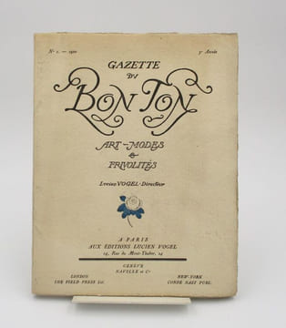 La Gazette du Bon Ton. Art - Mode & Frivolités. 1920, 3e année. VOGEL (Lucien)