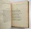 Les Petits Poèmes de John Milton (Sonnets - L'Allego - Il Penseroso - Lycidas) traduits en vers (...) par Fernand Henry. MILTON (John), Henry ...