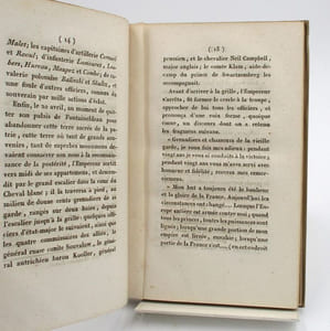 Une année de la vie de l'empereur Napoléon, ou Précis historique de tout ce qui s'est passé depuis le 1er avril 1814 jusqu'au 21 mars 1815, relativement à S. M  et aux braves qui l'ont accompagnée ; contenant  son départ de Fontainebleau, son embarquement à Saint-Rapheau près Fréjus, son arrivée à Porto-Ferrajo, son séjour à l'île d'Elbe et son retour à Paris