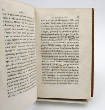 Mémoires de M. Le Duc de Lauzun. DUC DE LAUZUN (Biron, Armand Louis de Gontaut)