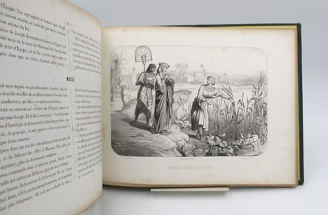 La Bible en estampes. MULLER (Elisabeth), LELOIR (Auguste), VALLET (Charles)