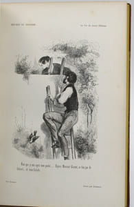 Oeuvres choisies de Gavarni. Revues, corrigées et nouvellement classées par l'auteur. Etudes de moeurs contemporaines. La vie de jeune homme. Les débardeurs. Avec des notices en tête de chaque série