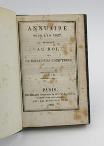 Annuaire présenté au Roi par le Bureau des Longitudes (1823-1837)