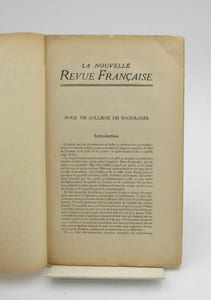 Pour un Collège sociologique : - L'Apprenti sorcier - Le sacré dans la vie quotidienne - Le vent dhiver