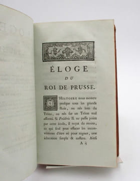 Lettre remise à Frédéric-Guillaume II, roi régnant de Prusse,le jour de son avènement au Trône [suivi de: ] Éloge du Roi de Prusse. Par l'auteur de ...