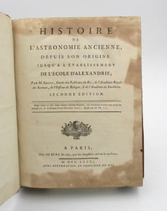 Histoire de l'astronomie ancienne, depuis son origine jusqu'à l'établissement de l'école d'Alexandrie. Tome I seul (sur quatre volumes)