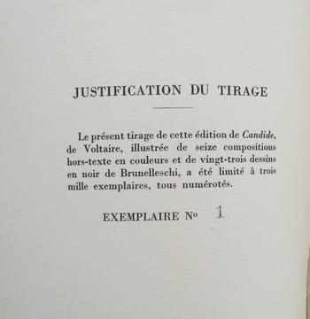 Candide ou l'optimisme. VOLTAIRE, BRUNELLESCHI