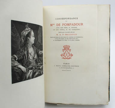 Correspondance de Madame de Pompadour avec son père, M. Poisson et son frère, M. de Vandières [...] suivie de lettres de cette dame à la comtesse de ...
