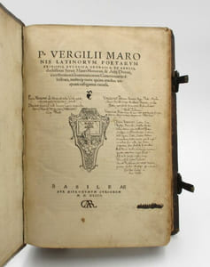 P. Vergilii Maronis Latinorum poetarum principis, bucolica, Georgica, et aeneis, doctissimis seruii mauri honorati, & aelii donati, excellentium grammaticorum commentariis illustrata, multoque nunc quàm antehac unquam castigatius excusa.