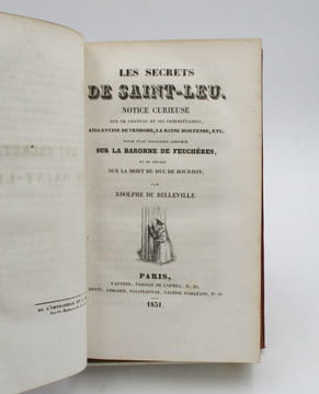 Ensemble de 17 ouvrages et brochures relatifs à la mort du Prince de Condé. [MORT DU PRINCE DE CONDÉ]