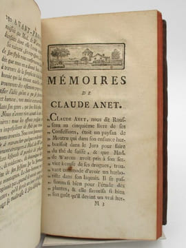 Mémoires de madame de Warens; suivis de ceux de Claude Anet. Publiés par un C. D. M. D. P. pour servir d'apologie aux Confessions de J.J. Rousseau. ...