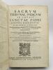 Sacrum Tribunal iudicum in causis Sanctae Fidei contra haereticos, et de Haeresi suspectos. BORDONI (Francesco)