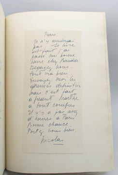 Lettres de Nicolas de Staël à Pierre Lecuire. DE STAËL (Nicolas)