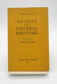 Agonie du général Krivitski. FRÉNAUD (André); MASSON (André)