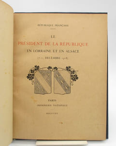 Le Président de la République en Lorraine et en Alsace (7-11 décembre 1918)