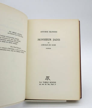 Monsieur Jadis ou l'École du soir. BLONDIN (Antoine)