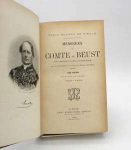 Trois quarts de siècle. Mémoires du comte de Beust