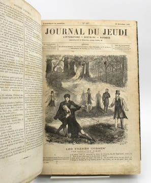 Journal du Jeudi - Affaire d'Auteuil. BALZAC (Honoré de); DUMAS (Alexandre); SAND (George)