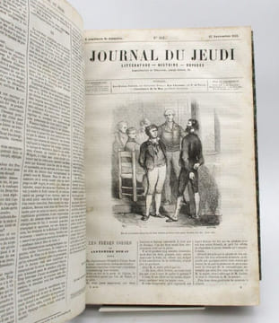 Journal du Jeudi - Affaire d'Auteuil. BALZAC (Honoré de); DUMAS (Alexandre); SAND (George)