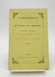 Conférence du docteur Guyot sur le vignoble de l'Orléanais