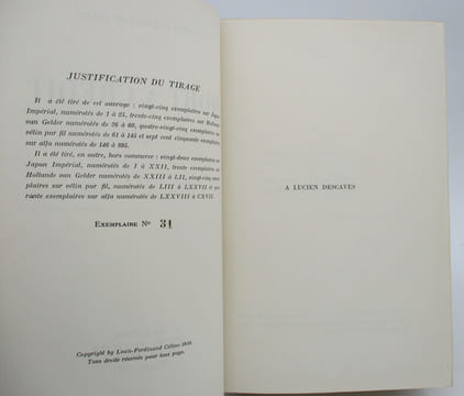 Mort à Crédit. CÉLINE (Louis-Ferdinand)