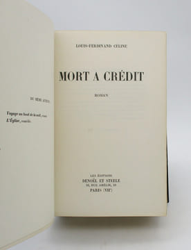 Mort à Crédit. CÉLINE (Louis-Ferdinand)
