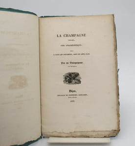 La Champagne vengée, ode anacréontique, dédiée à tous les gourmets, amis de leur pays