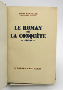 Le Roman de la conquête. 1830