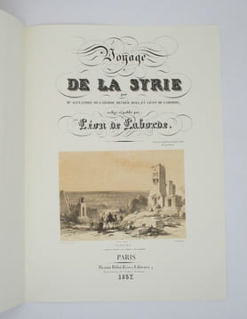 Voyage de la Syrie. Planches libanaises. LABORDE (Léon de)