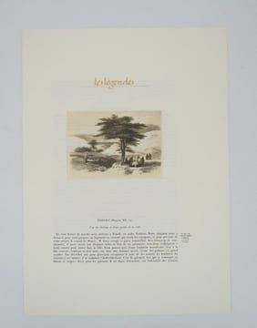 Voyage de la Syrie. Planches libanaises. LABORDE (Léon de)