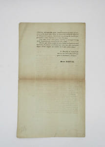 Prospectus imprimé