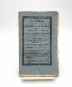 8 numéros du Journal des propriétaires ruraux pour le midi de la France