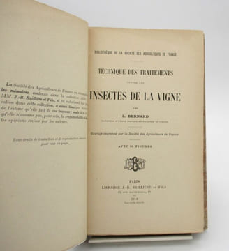 Technique des traitements contre les insectes de la vigne. BERNARD (L)