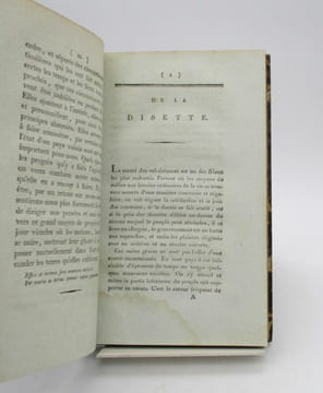 De la disette. BELL (Benjamin)